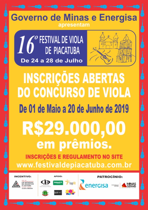 Festival de Viola de Piacatuba e Gastronomia