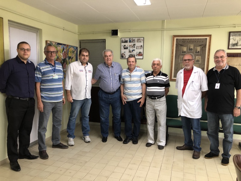 Ivan Botelho faz visita de agradecimento ao Hospital de Cataguases
