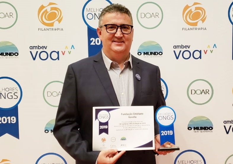 Fundação Cristiano Varella é eleita umas das 100 melhores ONGs do Brasil de 2019
