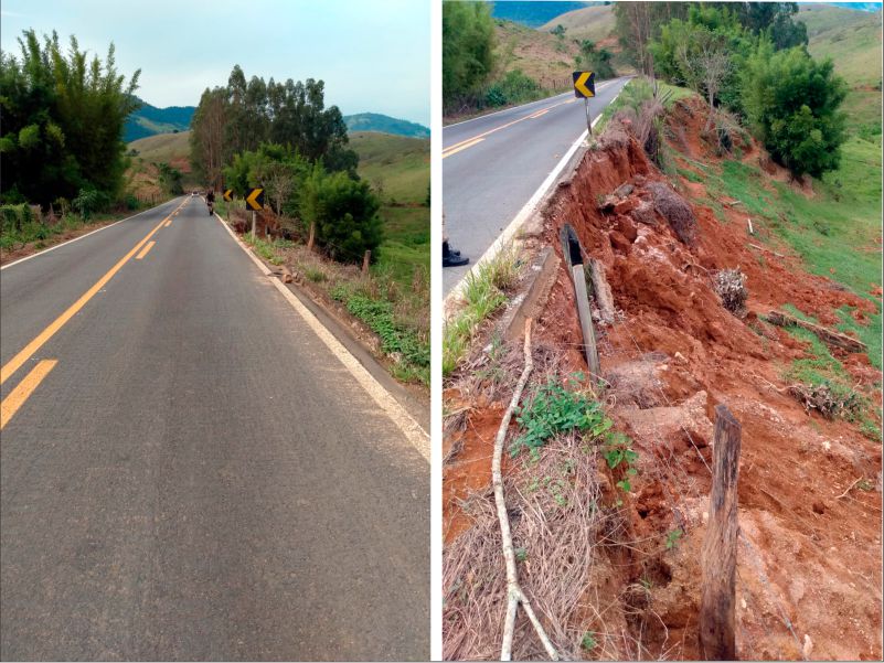 Promotor aciona a justiça para que obras sejam feitas na estrada Cataguases-Miraí