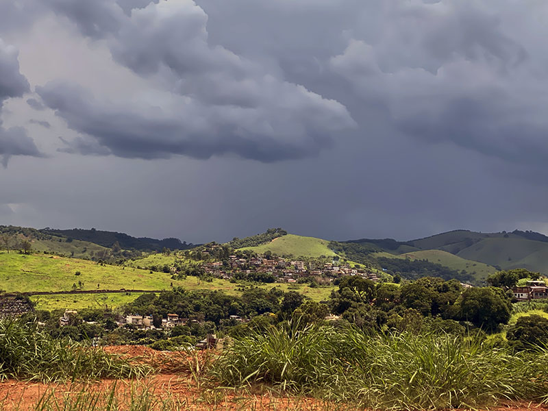 A previsão é de chuva forte em Cataguases nesta sexta-feira