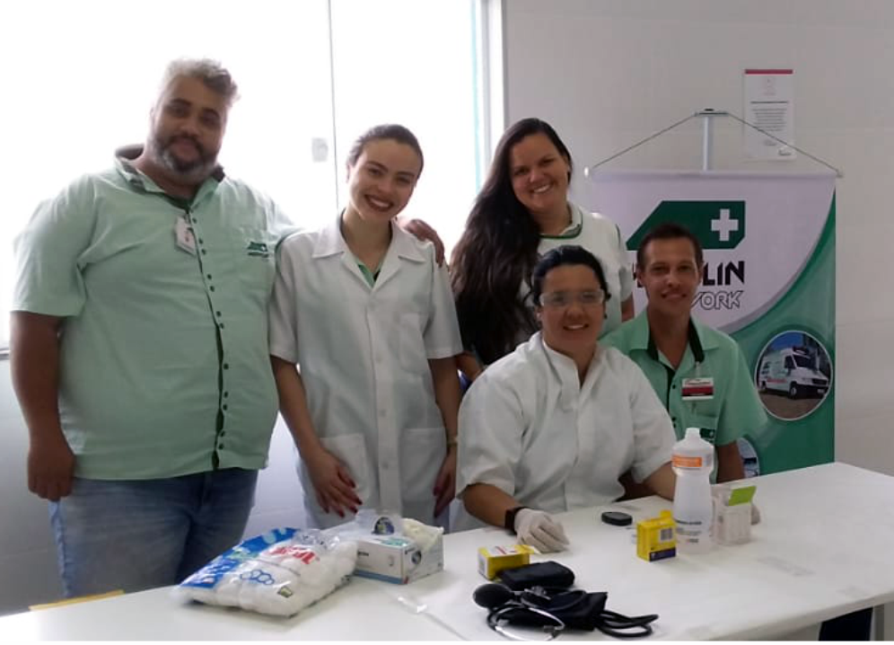 MEDCLIN realiza ação de saúde na Guarani-Plast