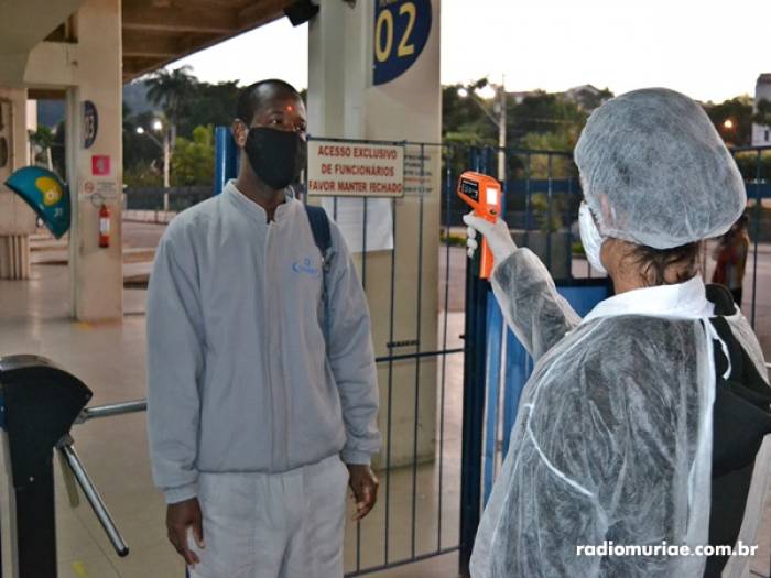 Muriaé instala barreira sanitária no Terminal Rodoviário