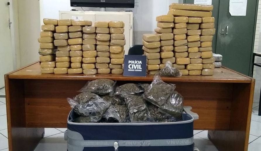 Polícia Civil apreende mais de 140 Kg de drogas durante operação