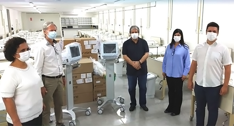 Prefeitura de Ubá entrega novos respiradores ao Hospital Santa Isabel