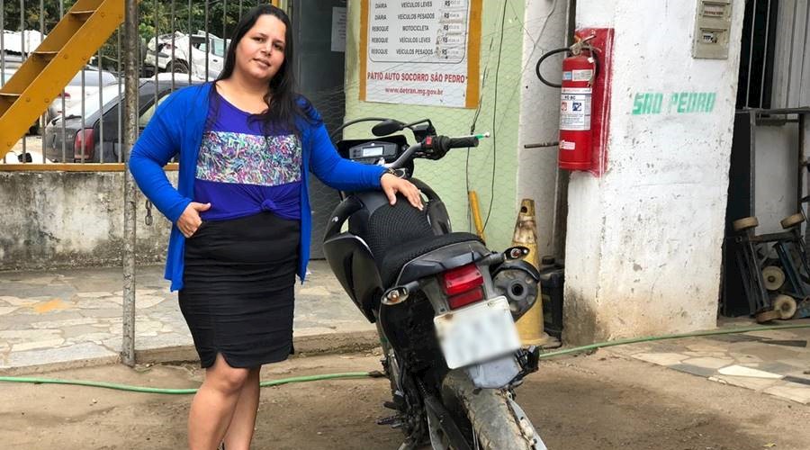 Casal que teve moto roubada agradece Polícia Militar