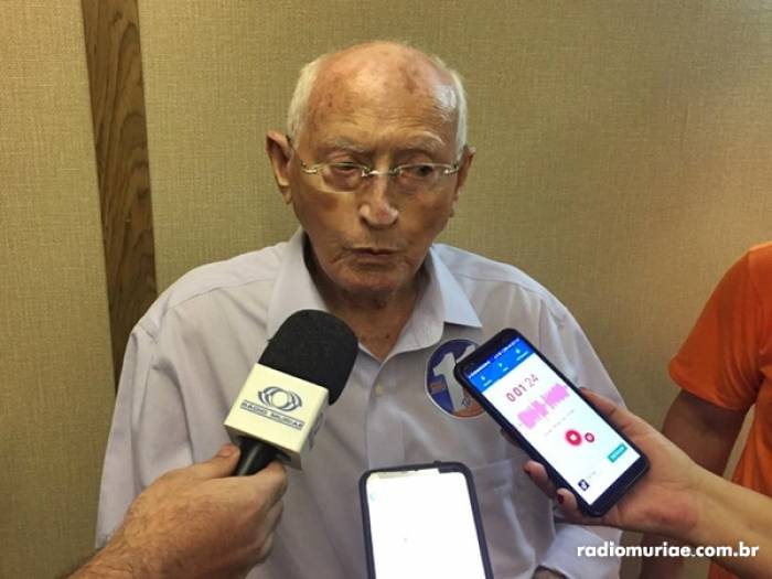 José Braz, aos 95 anos de idade, volta à prefeitura de Muriaé