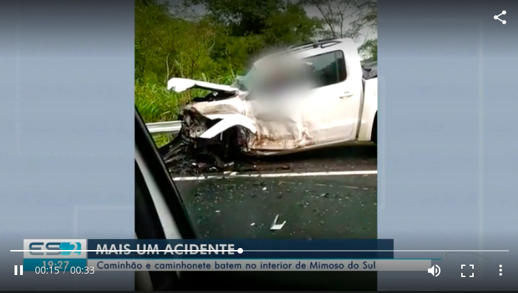 Empresário de Cataguases sofre grave acidente em Mimoso do Sul/ES