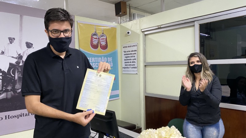 Hospital de Cataguases inaugura posto do cartório de registro civil