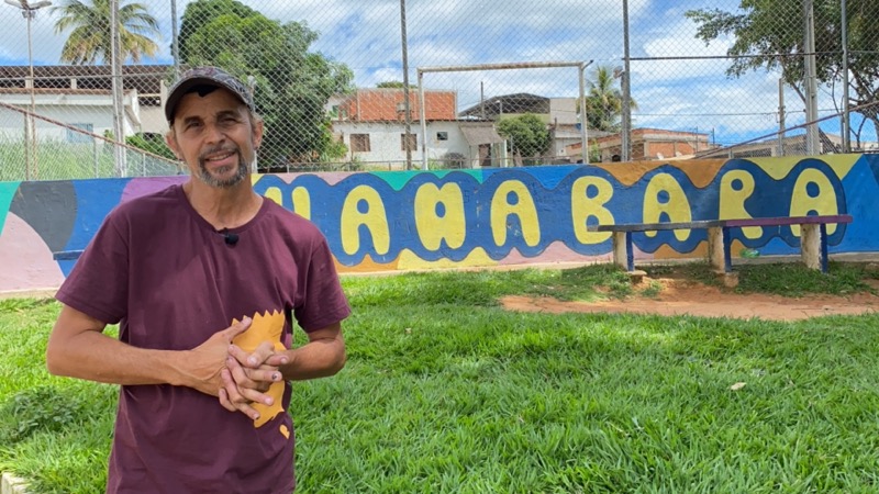Bueiros, postes e muros do Bairro Guanabara ganham vida com a Arte de Rua