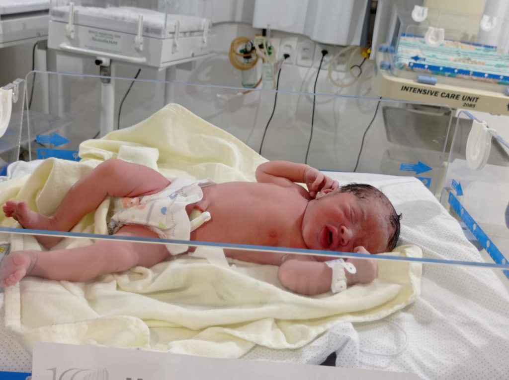 Nasce a primeira criança do ano no Hospital de Cataguases