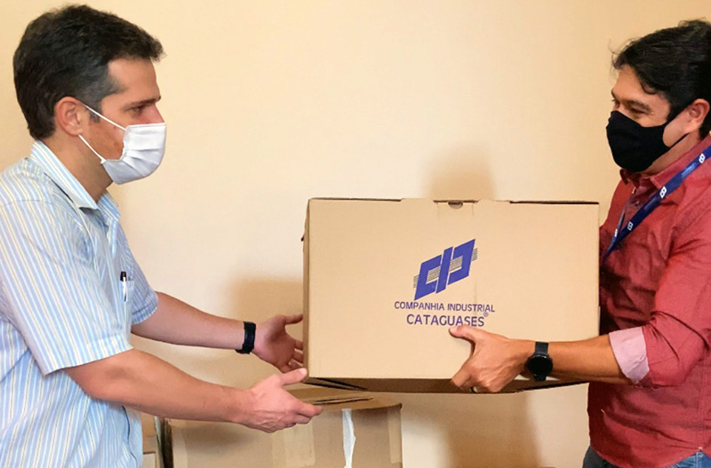 Companhia Industrial doa 20 mil máscaras de tecidos à Prefeitura de Cataguases