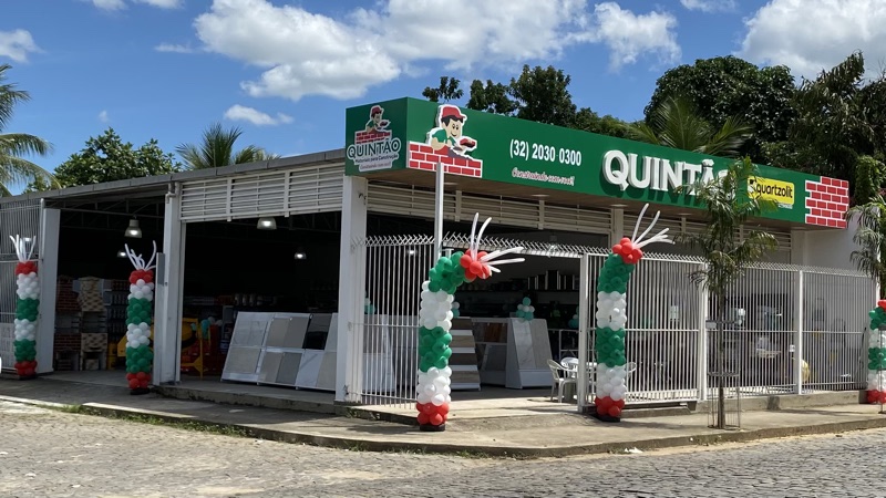 Quintão Materiais de Construção inaugura a terceira loja em Cataguases