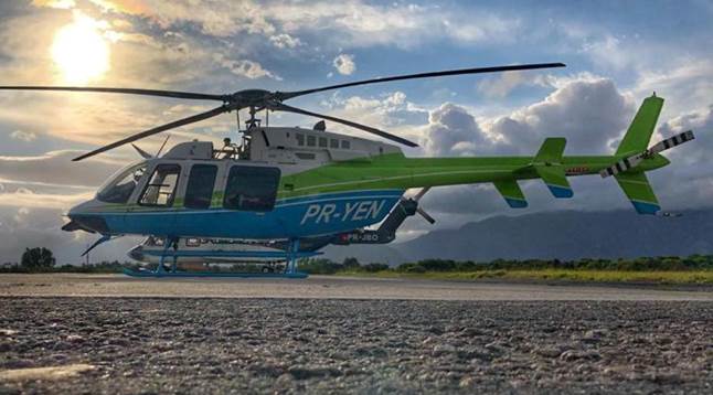 Inspeções na rede elétrica com helicóptero agilizam em 95% o serviço