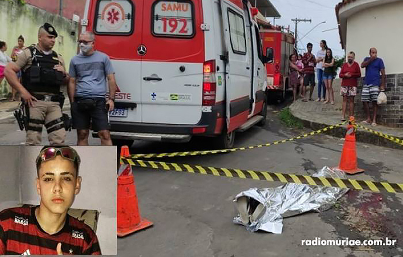 Adolescente de 15 anos é assassinado a tiros em bairro de Muriaé