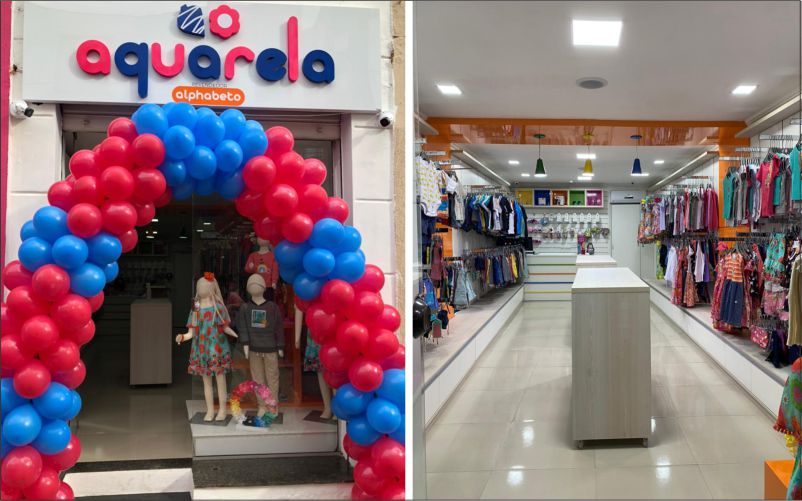 Loja Aquarela, de moda infanto-juvenil, é inaugurada em Cataguases