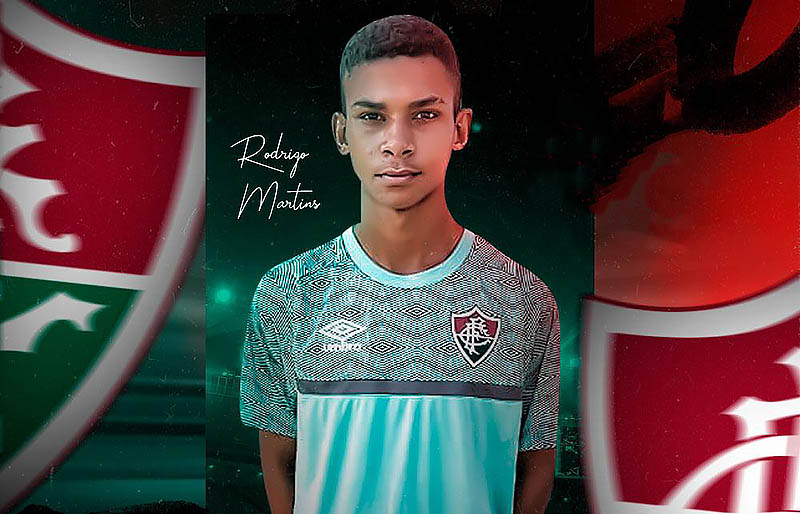 Jovem atleta de Cataguases, Rodrigo Martins, começa a jogar no Fluminense