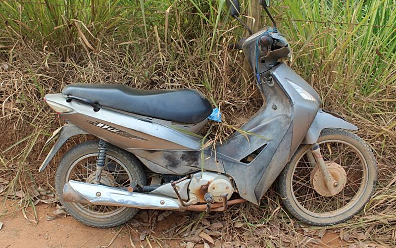 Colisão entre moto e bicicleta deixa um morto e um ferido grave em Leopoldina