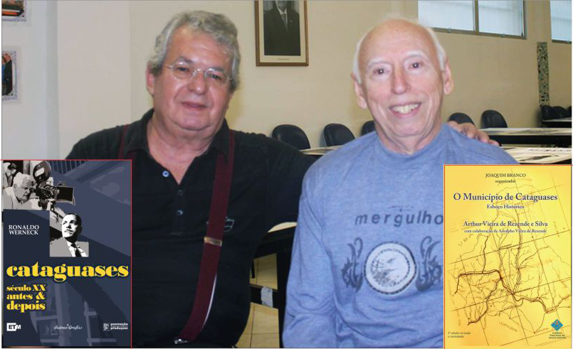 Ronaldo Werneck e Joaquim Branco lançam livros sobre Cataguases no dia 07