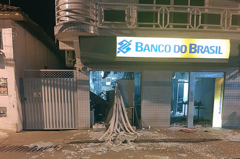 Agência do Banco do Brasil em Coimbra é alvo de assaltantes