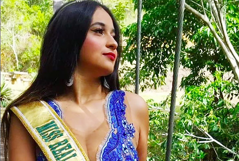 Analara, de 16 anos, representa Cataguases no concurso Miss Brasil Real