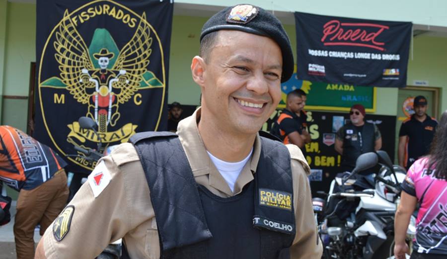 Sargento Coelho, ex-instrutor do Proerd na região, morre em acidente de moto