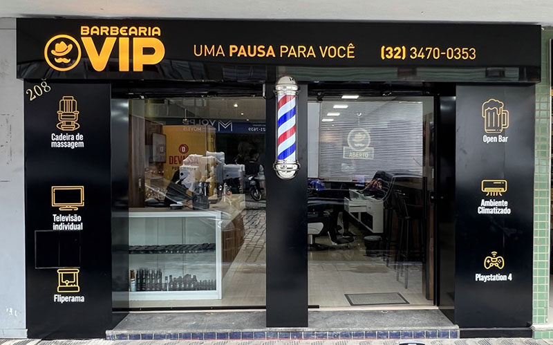 Barbearia VIP chega a Cataguases com novo conceito para o setor