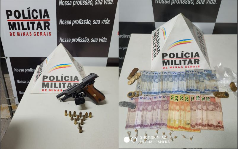 Polícia Militar prende dois e faz apreensões na região central da cidade