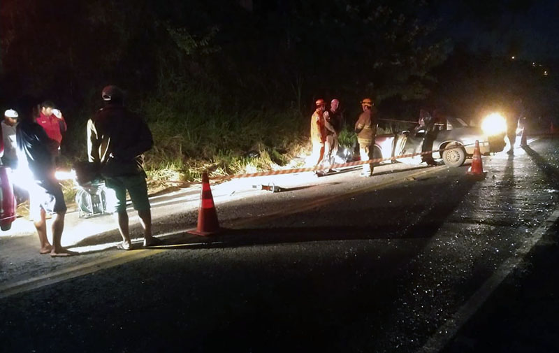 Duas pessoas morrem em acidente na rodovia próximo a Piraúba