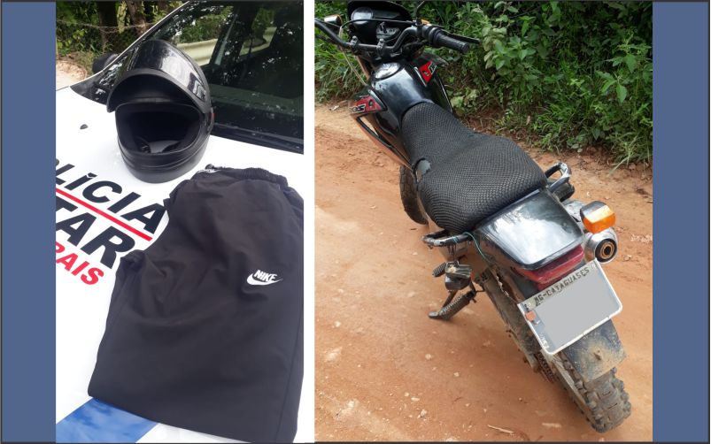 Dupla de motocicleta assalta posto de combustível em Cataguases