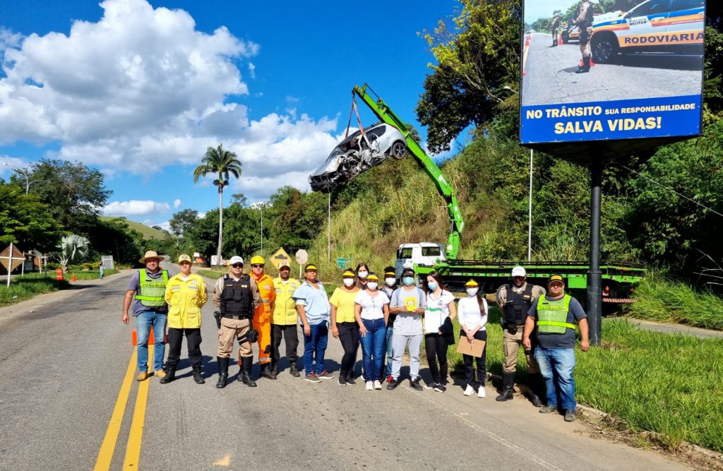 PMRv Dona Euzébia faz campanha educativa sobre Maio Amarelo