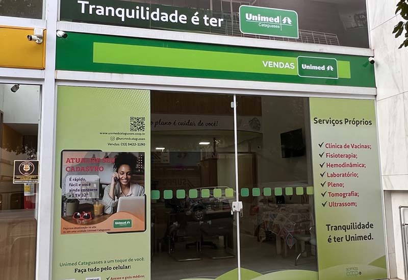 Unidade de Vendas da Unimed Cataguases está em novo endereço