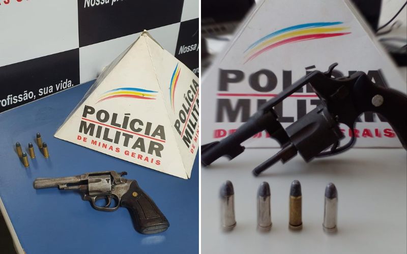 Dois rapazes armados são presos pela Polícia Militar