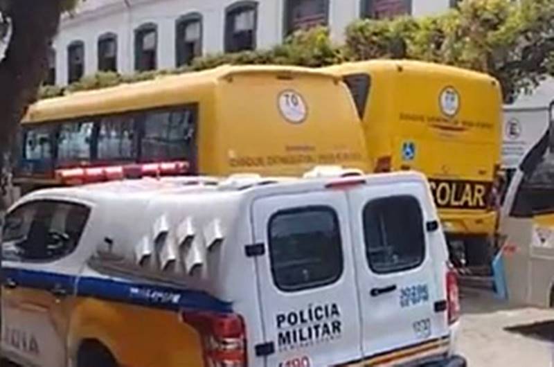 Boato de ataque a escola mobiliza Polícias Militar e Civil em Leopoldina