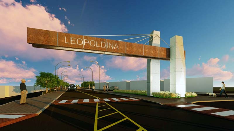 Prefeitura de Leopoldina vai licitar a construção de novo Pórtico