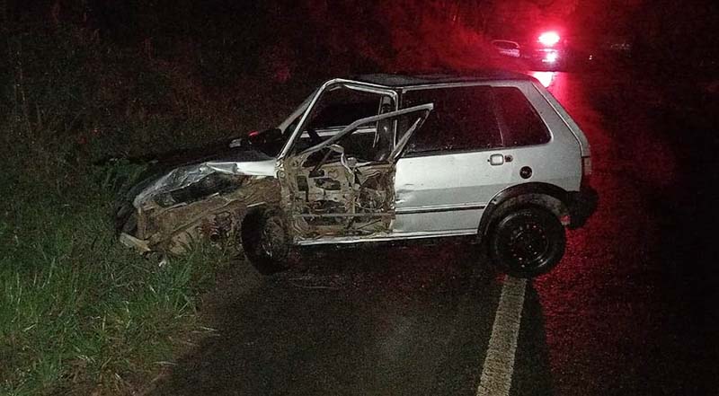 Motorista embriagado causa acidente na MG-353, em Guarani