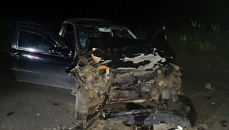 Idosa morre e motorista fica ferido em acidente na MGC-285 em Tocantins