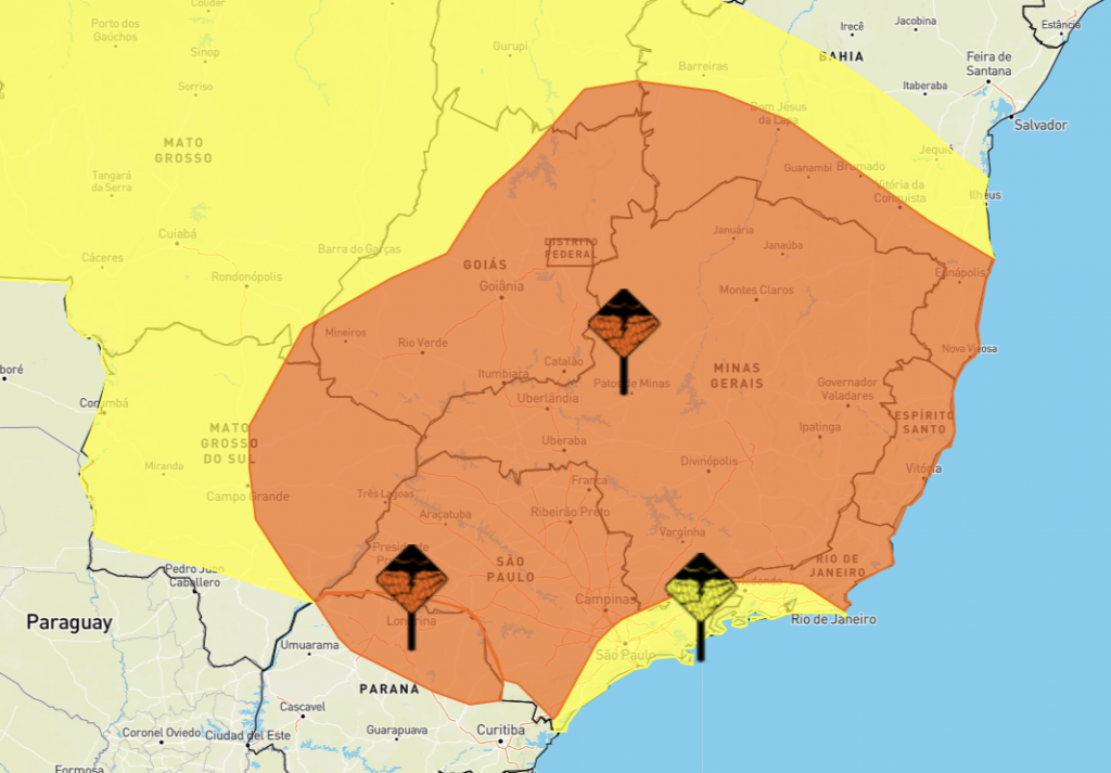 Vem chuva forte aí, prevê a meteorologia