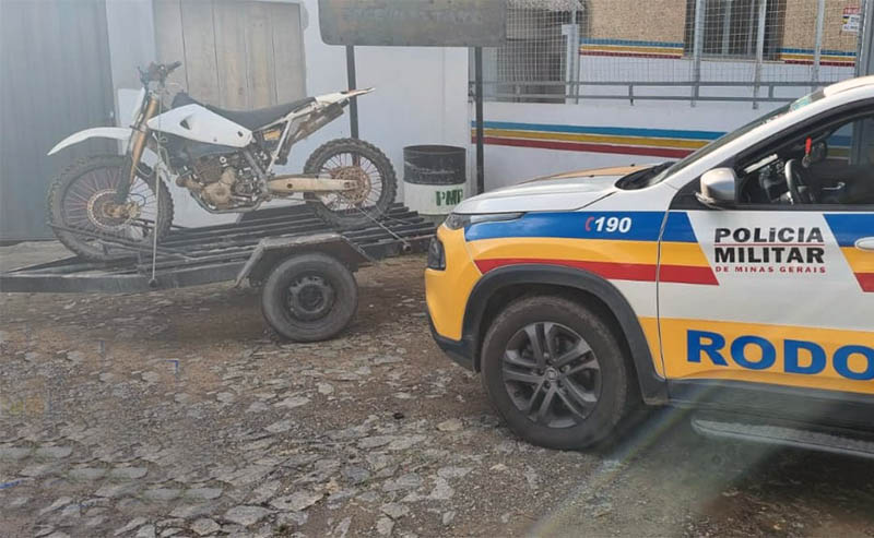 PMRv apreende motocicleta com número do motor adulterado