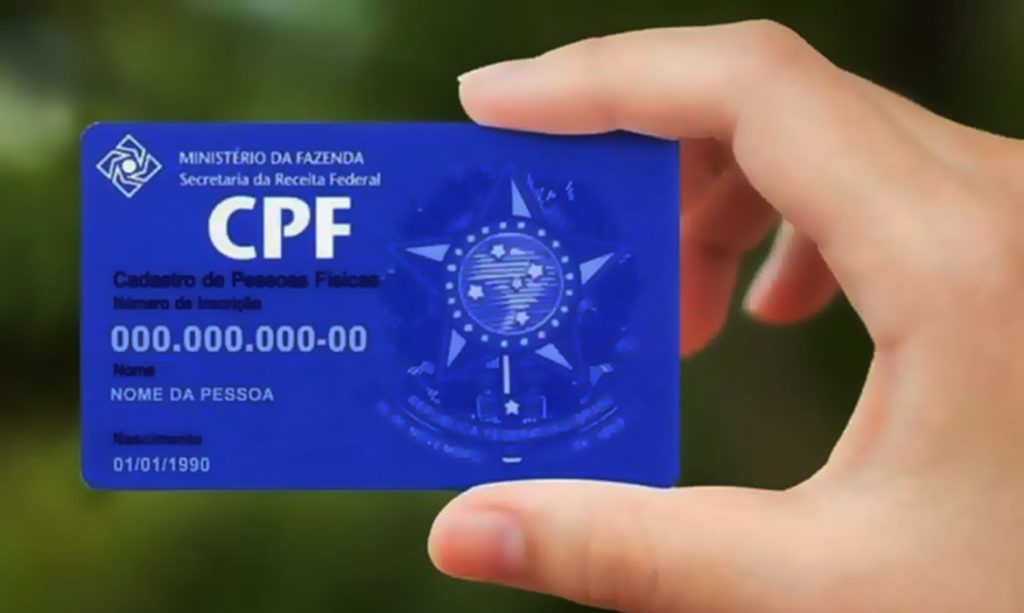 CPF passa a ser o único registro de identificação