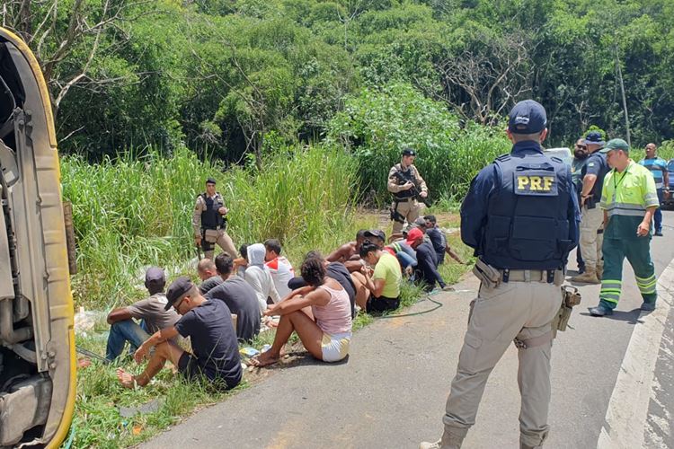 Vinte e quatro saqueadores de carga são presos em Leopoldina