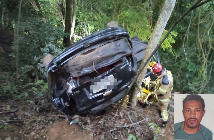 Motorista morre em acidente na estrada Miraí-Muriaé