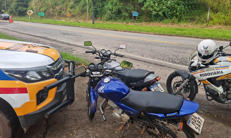 PMRv apreende drogas e motocicletas durante operação em Dona Euzébia