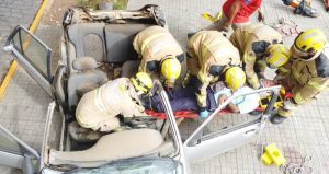 Simulado dos Bombeiros alerta