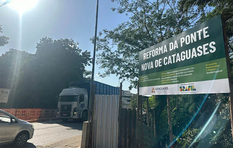 Começam as obras de reforma da Ponte Nova