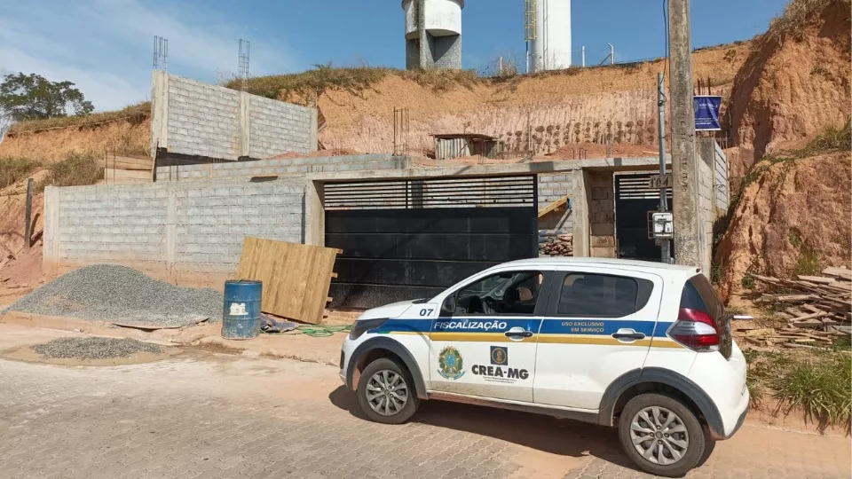 CREA-MG realiza fiscalização intensiva em obras e empresas em Cataguases