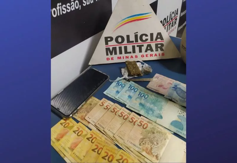 Jovem é preso com drogas na região central de Cataguases