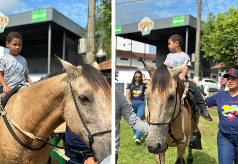 Leopoldina começa a oferecer Equoterapia pelo SUS