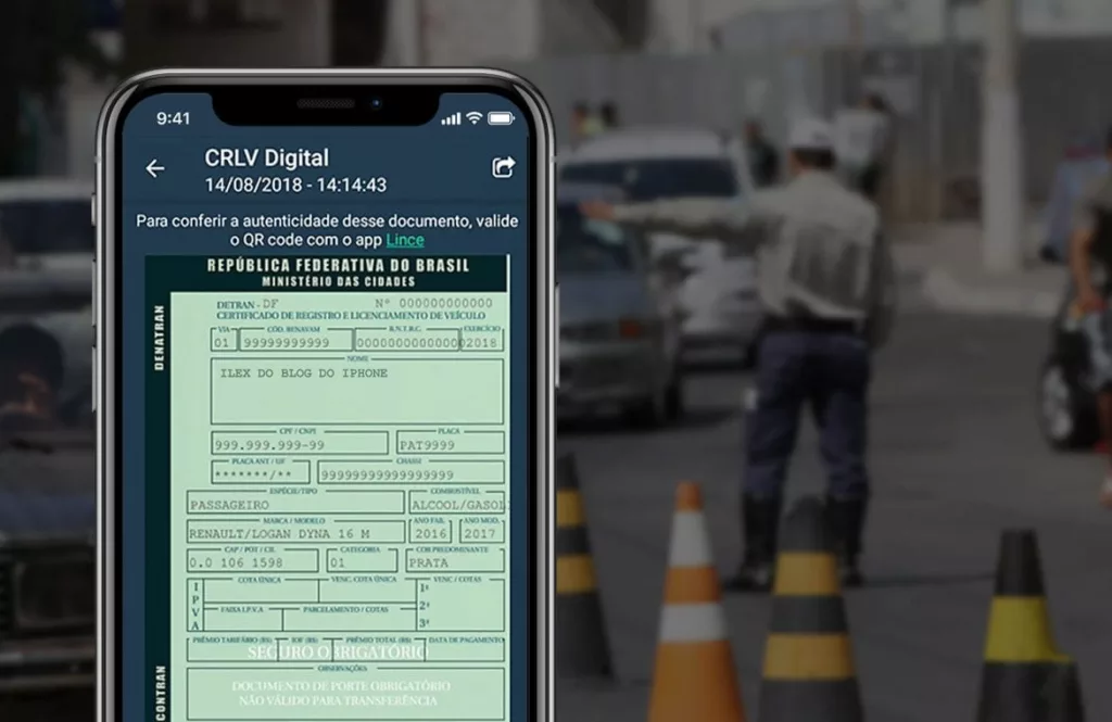 CRLV para veículos com finais de placas 7, 8, 9 e 0 começa a valer dia 1º