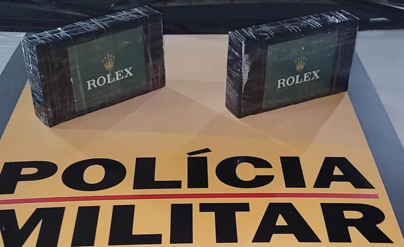 PMRv apreende quase 3kg de pasta base de cocaína em Dona Euzébia